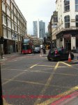 Ecke Old St / Curton Rd mit Blick auf den Broadgate Toweer